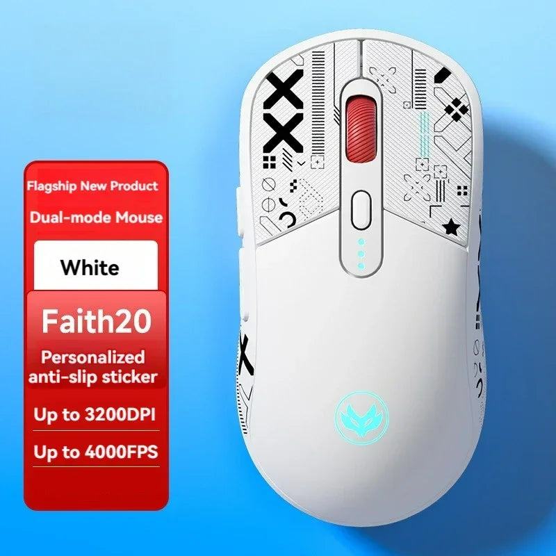 Dual-mode Wireless 2.4G/BT RGB Optical Mouse